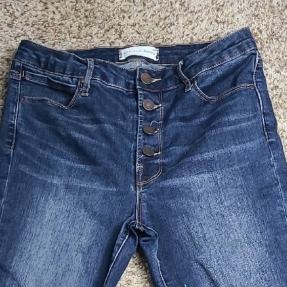 Articles Of Society Dark Blue Denim Jeans - Picture 1 of 9